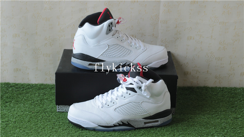 Air Jordan 5 White Cement 2017